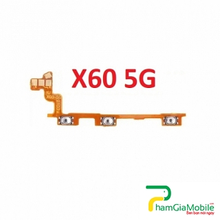 Dây Cáp Nút Nguồn Âm Lượng Vivo X60 5G Âm Lượng Power & Volume Button Flex Cable